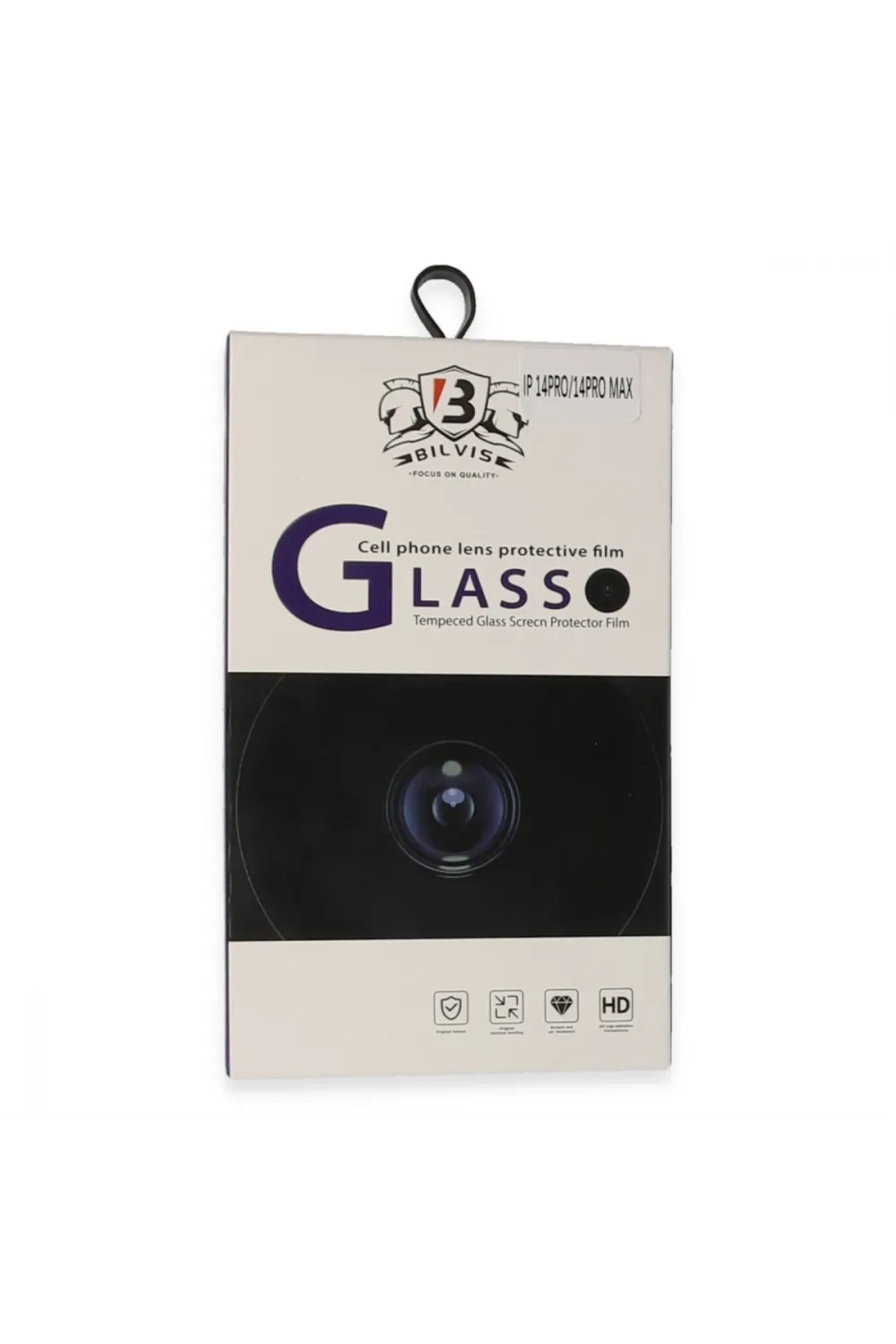 Apple İphone 14 Pro Max Bilvis Titan Kamera Lens - Siyah