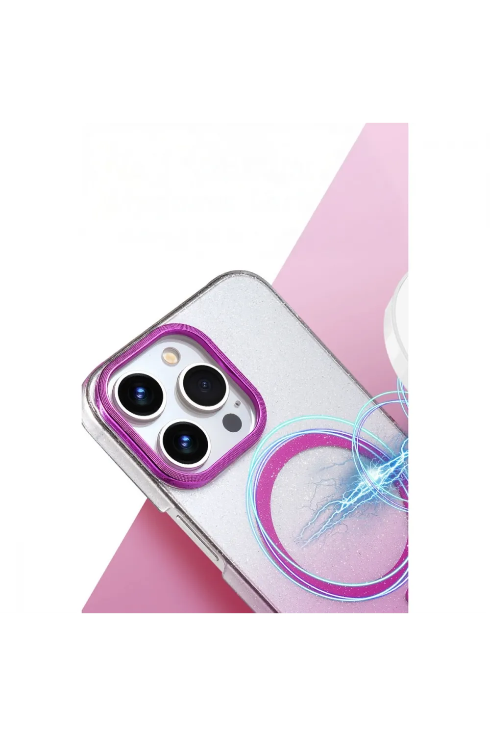 Apple İphone 14 Pro Max Glossy Magsafe Kapak - Siyah