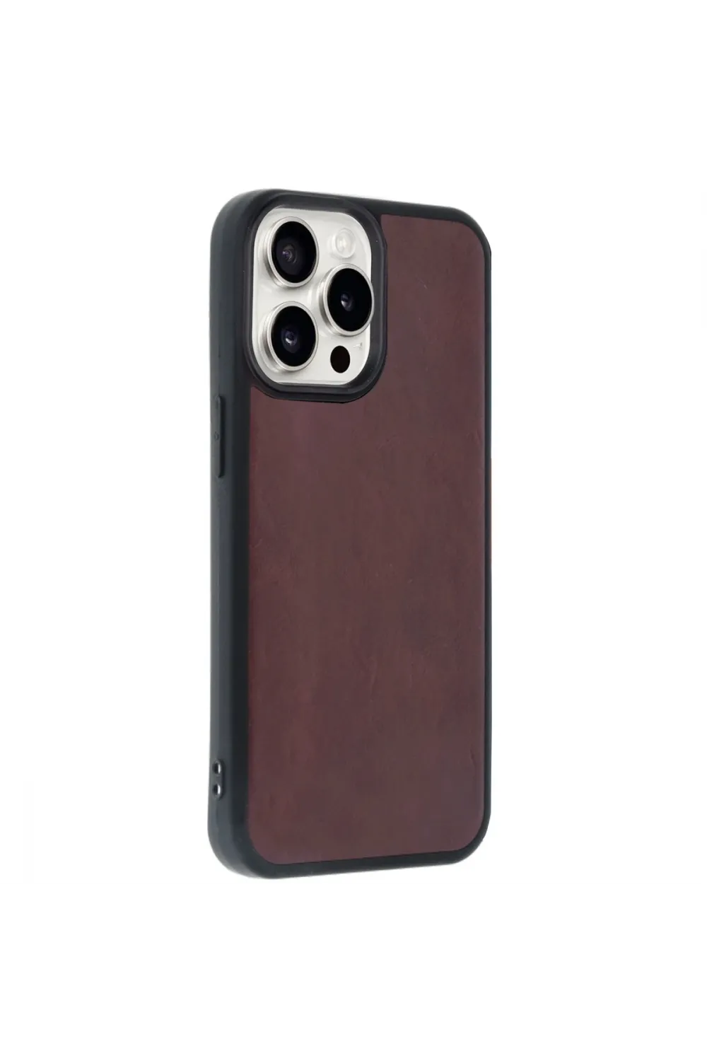 Apple İphone 14 Pro Max Kılıf Aras Deri Kapak - Bordo