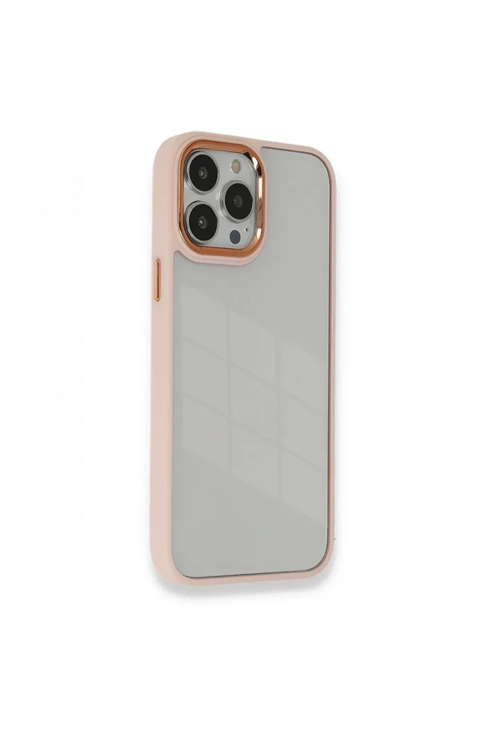 Apple iPhone 14 Pro Max Kılıf Dora Kapak - Pudra