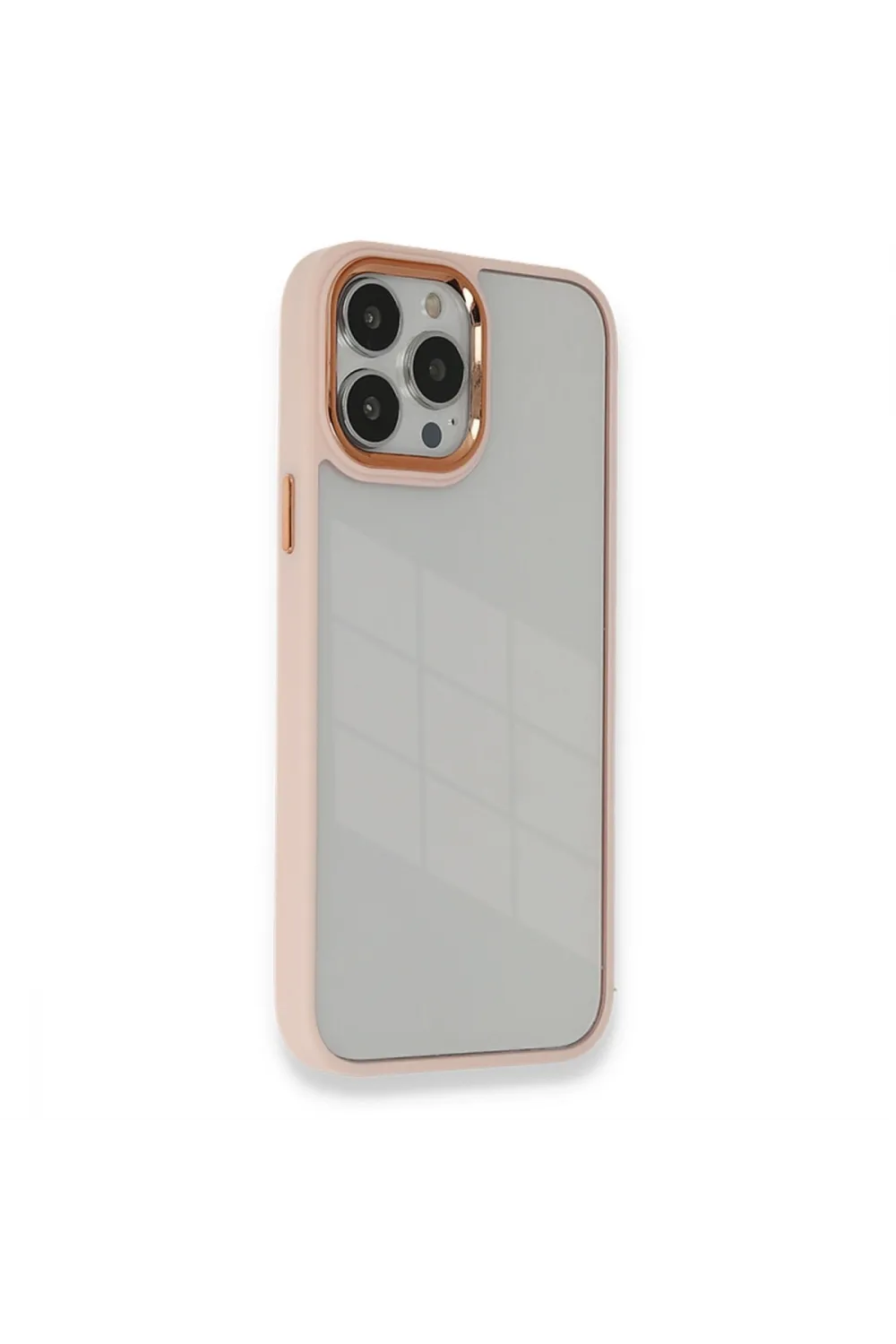 Apple İphone 14 Pro Max Kılıf Dora Kapak - Pudra