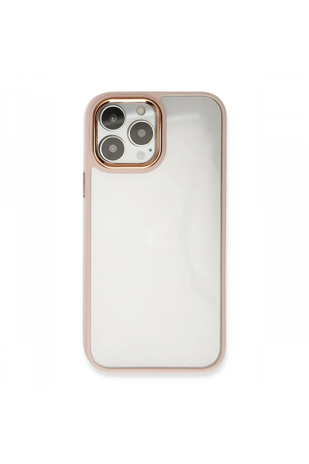 Apple iPhone 14 Pro Max Kılıf Dora Kapak - Pudra