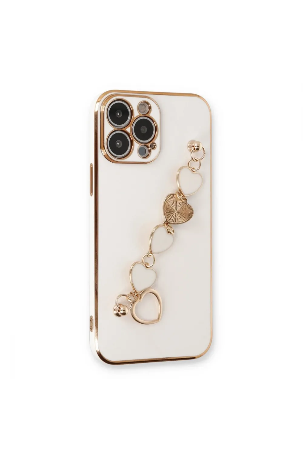 Apple İphone 14 Pro Max Kılıf Esila Silikon - Beyaz