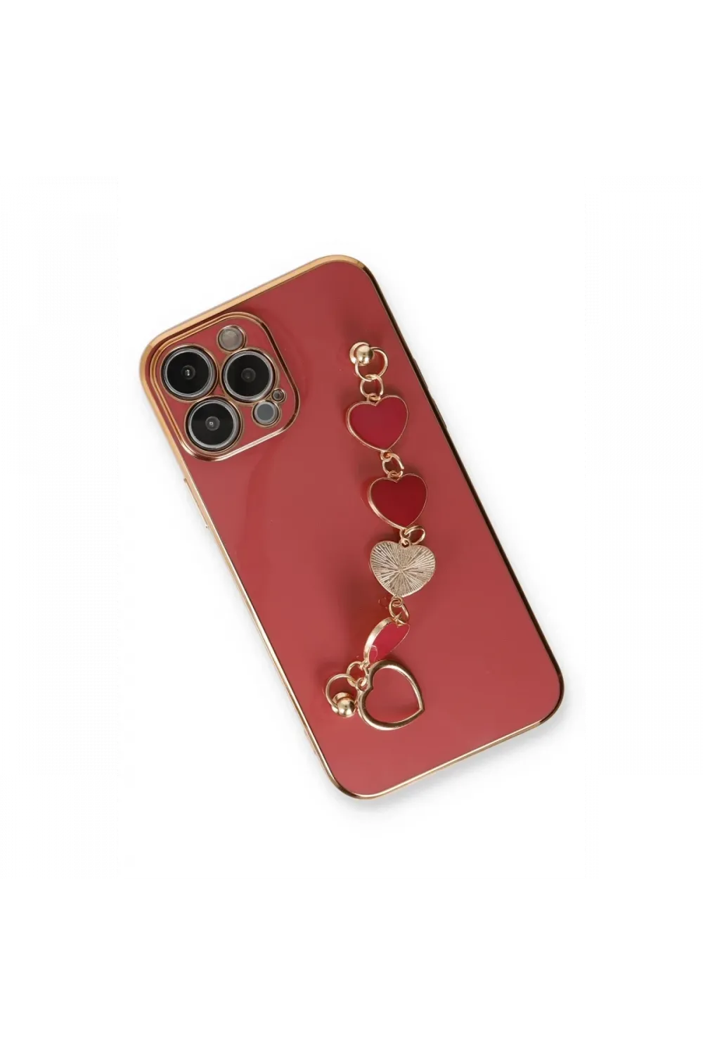 Apple iPhone 14 Pro Max Kılıf Esila Silikon - Kırmızı