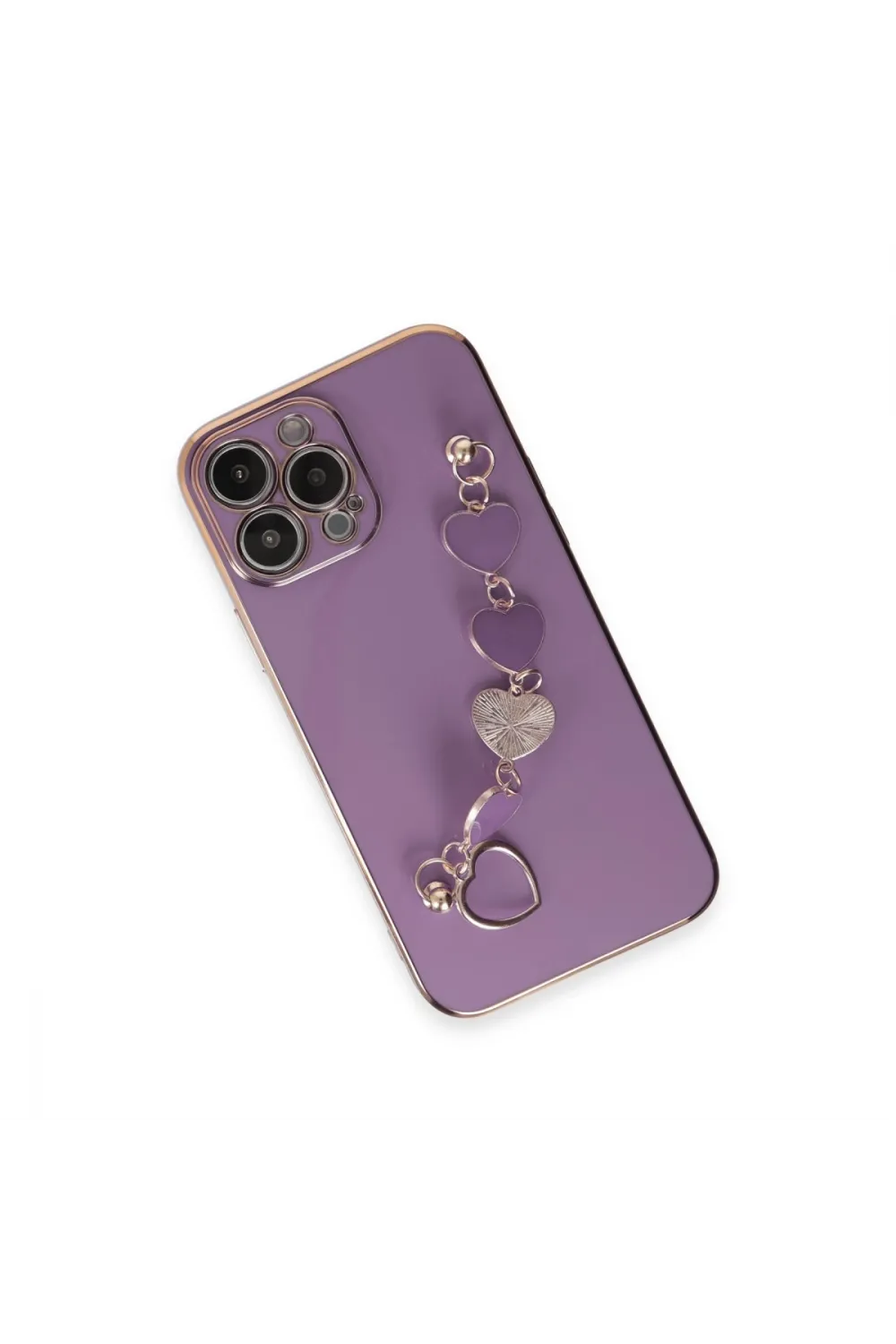 Apple İphone 14 Pro Max Kılıf Esila Silikon - Mor