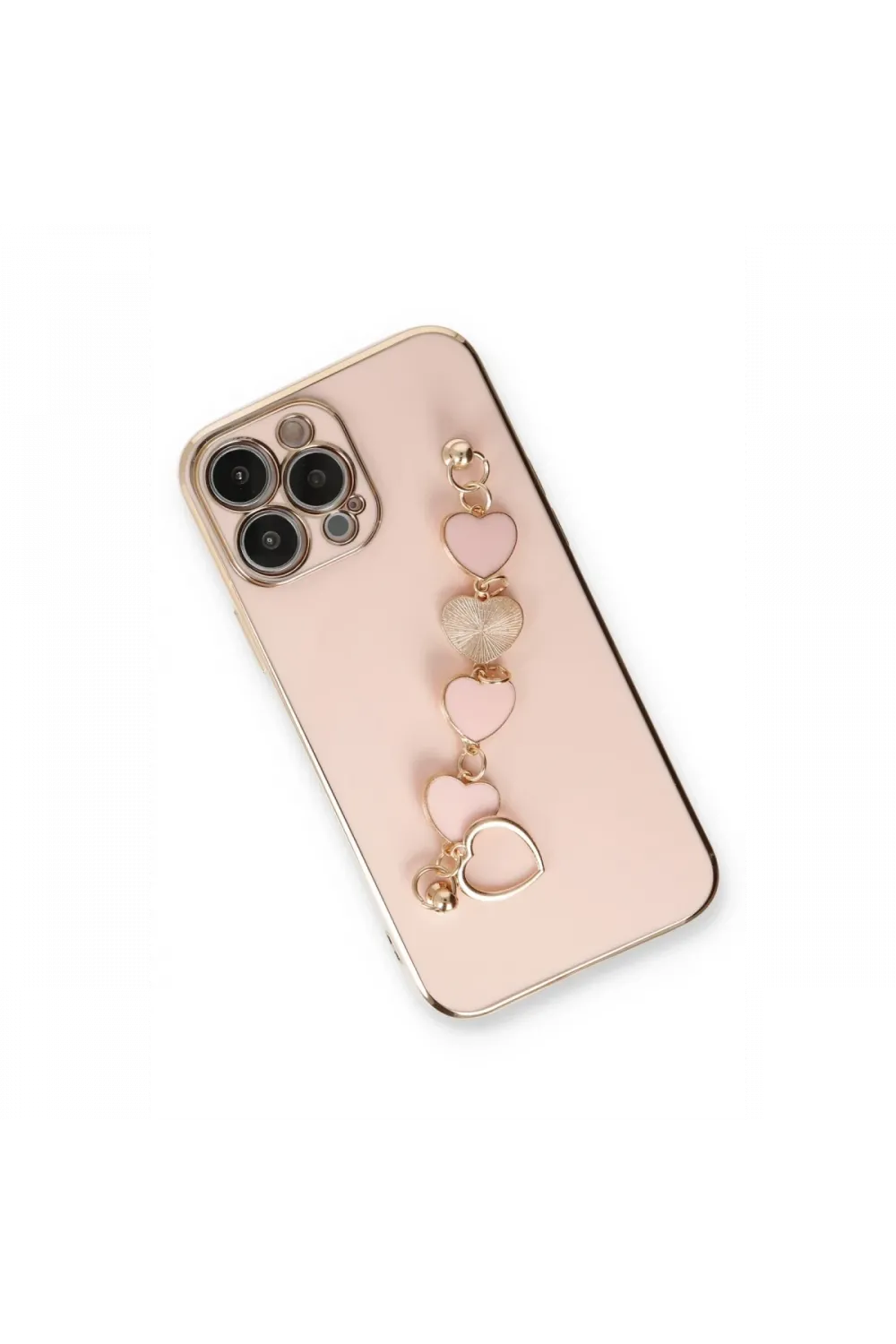 Apple iPhone 14 Pro Max Kılıf Esila Silikon - Pudra