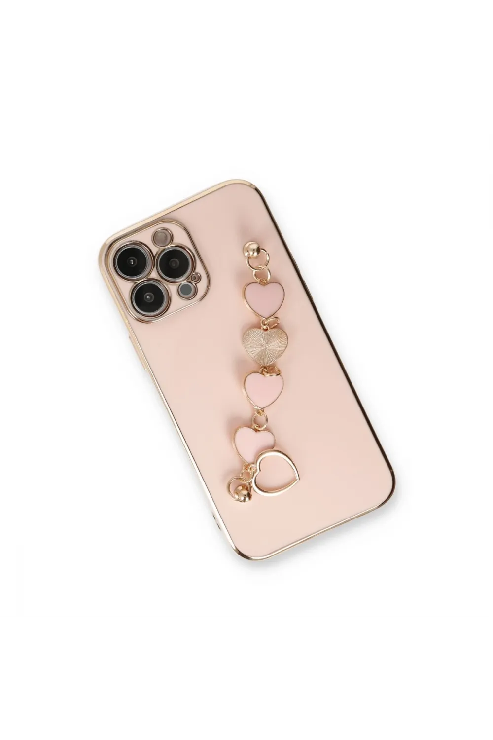 Apple İphone 14 Pro Max Kılıf Esila Silikon - Pudra