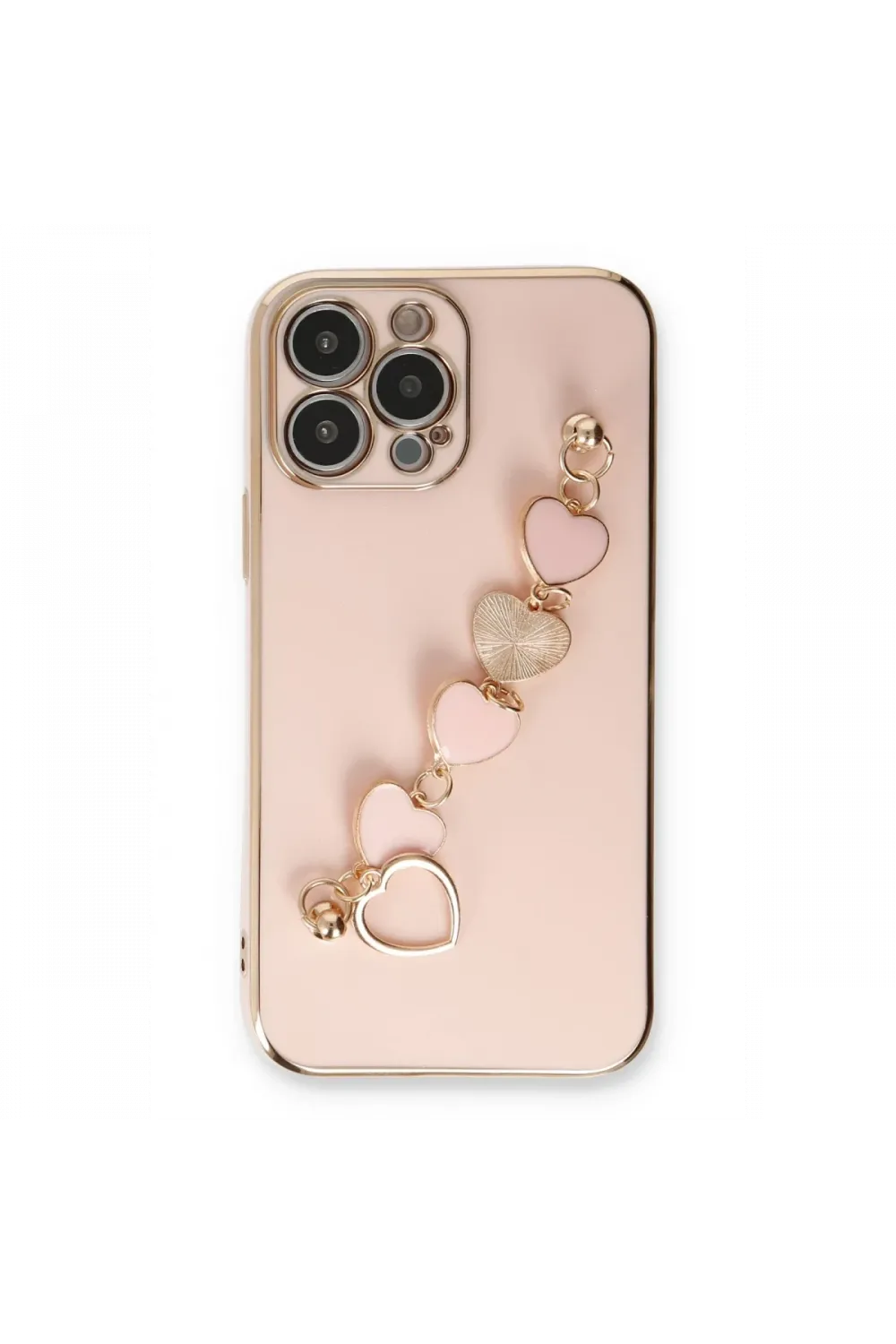 Apple iPhone 14 Pro Max Kılıf Esila Silikon - Pudra