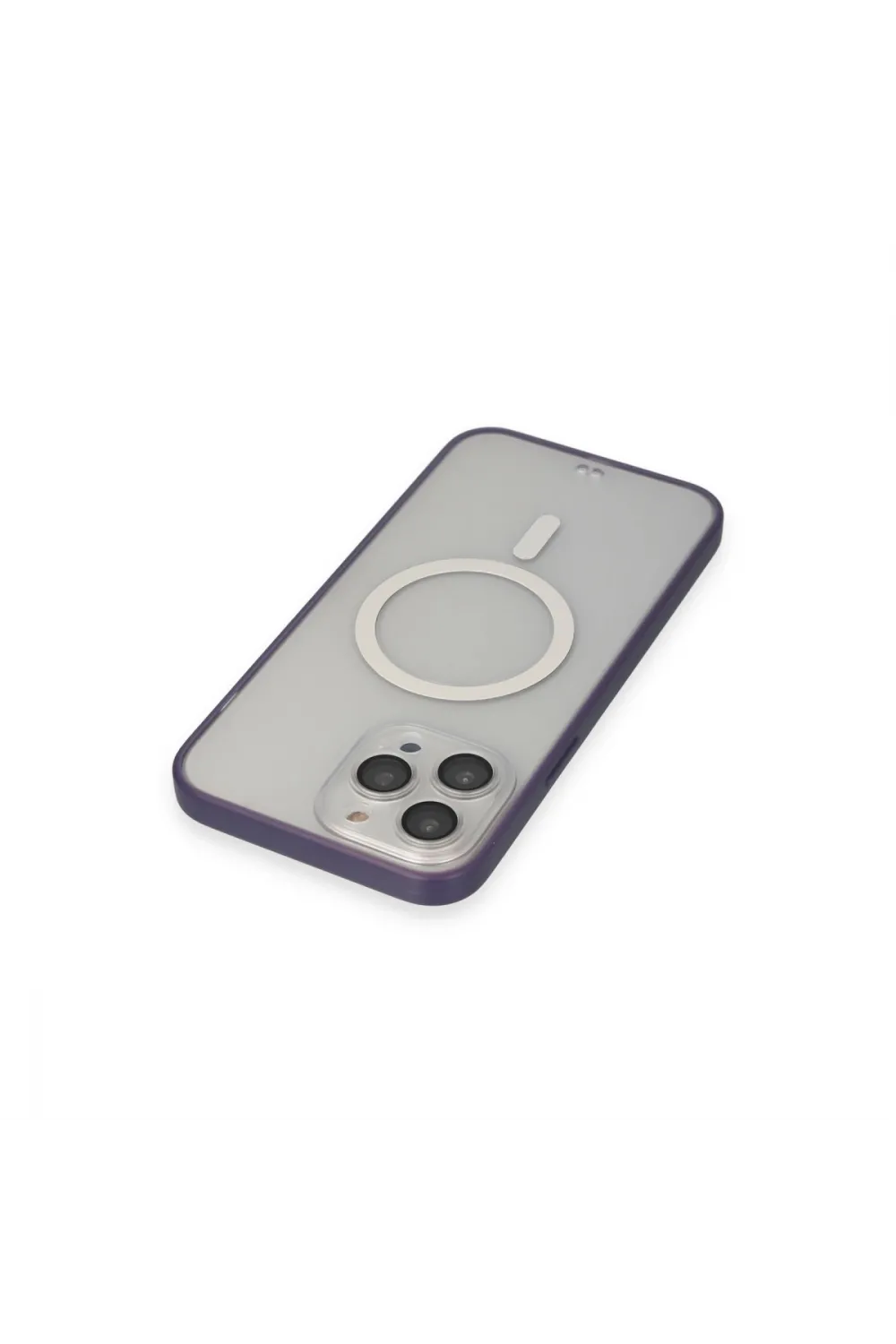 Apple İphone 14 Pro Max Kılıf Grand Magneticsafe Kapak - Mor