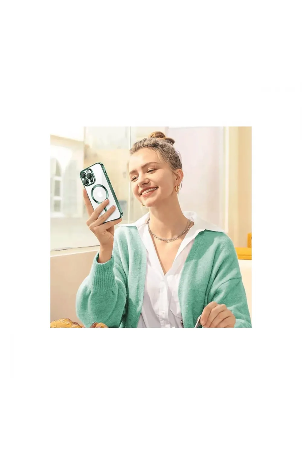 Apple İphone 14 Pro Max Kılıf Kross Magneticsafe Kapak - Rose