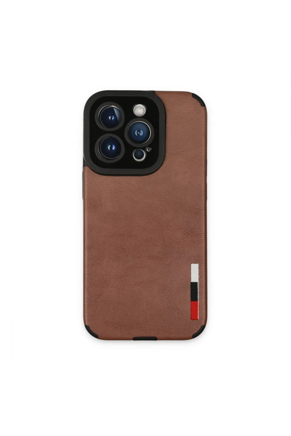 Apple İphone 14 Pro Max Kılıf Loop Deri Silikon - Kahverengi