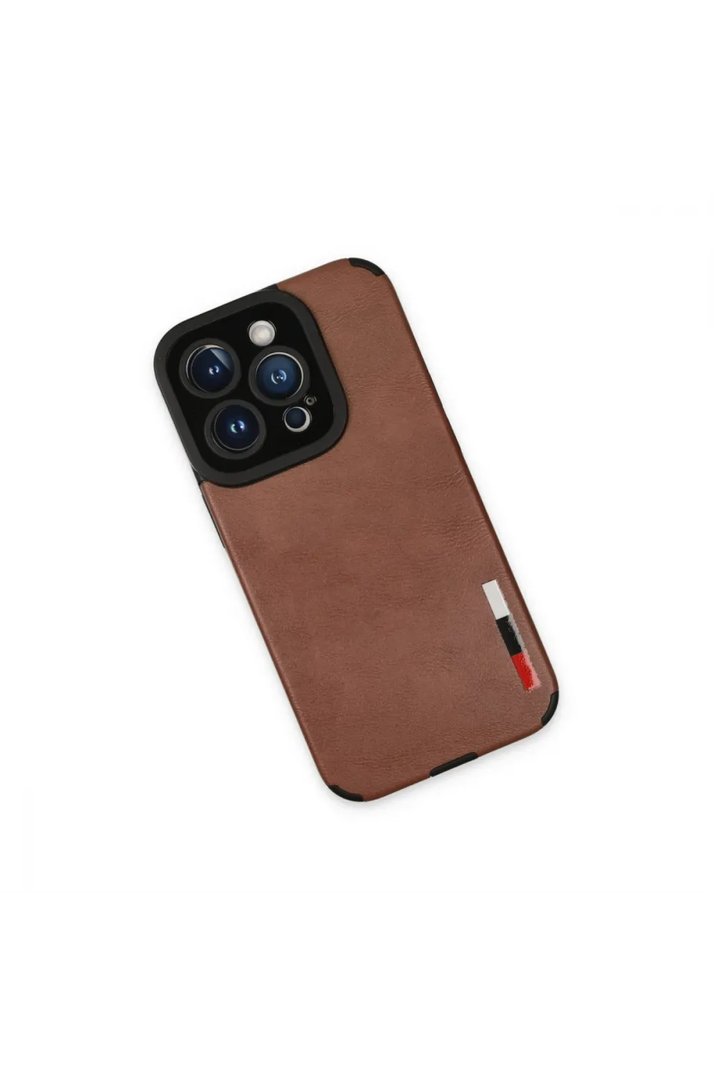 Apple İphone 14 Pro Max Kılıf Loop Deri Silikon - Kahverengi