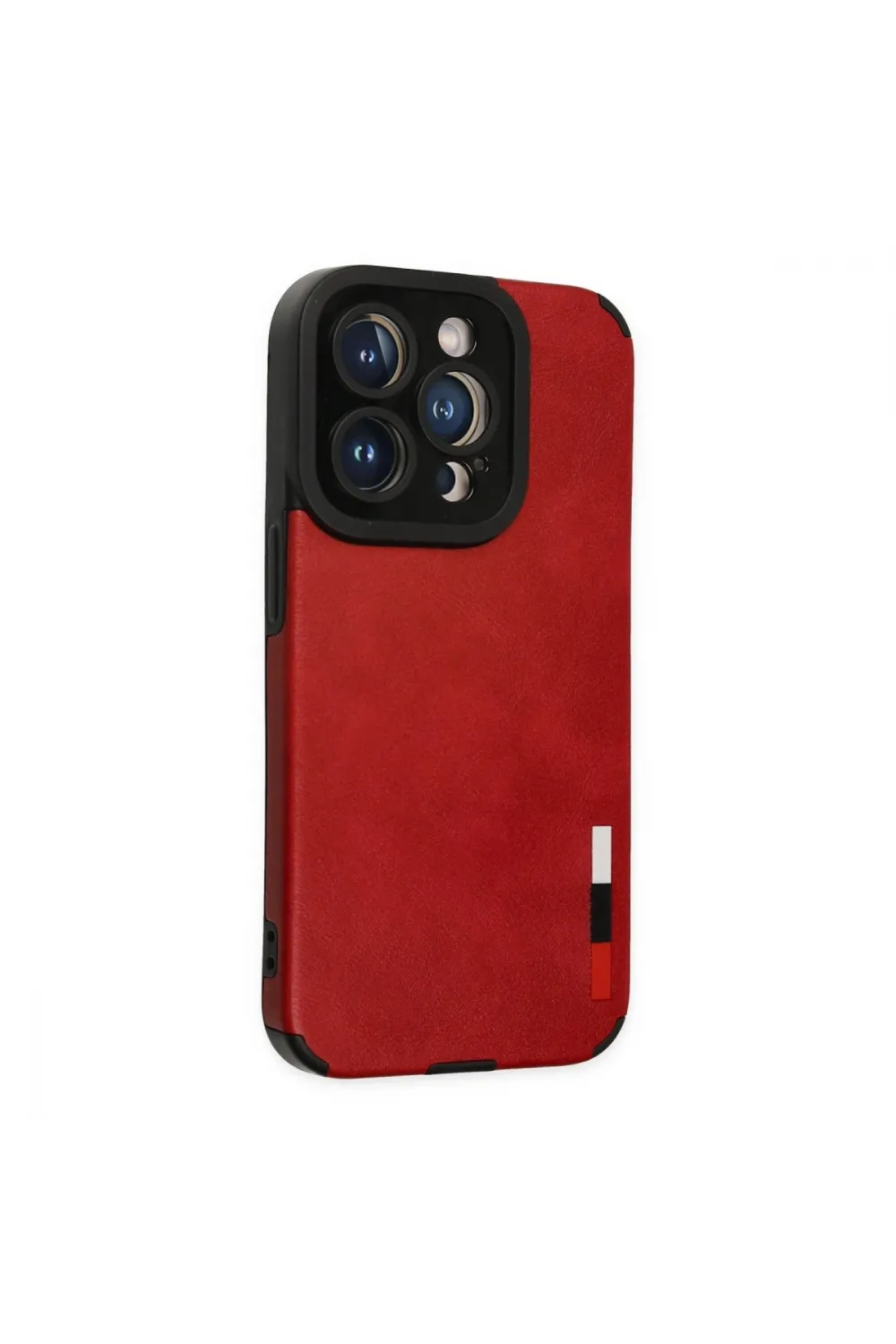 Apple İphone 14 Pro Max Kılıf Loop Deri Silikon - Kırmızı