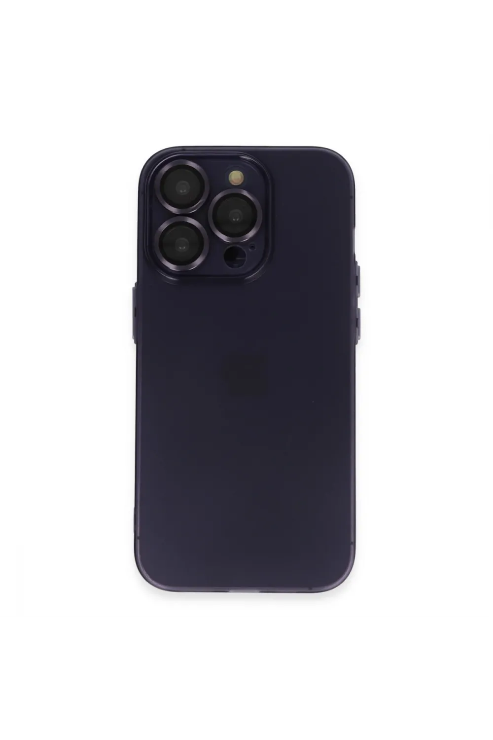 Apple İphone 14 Pro Max Kılıf Luko Lens Silikon - Siyah