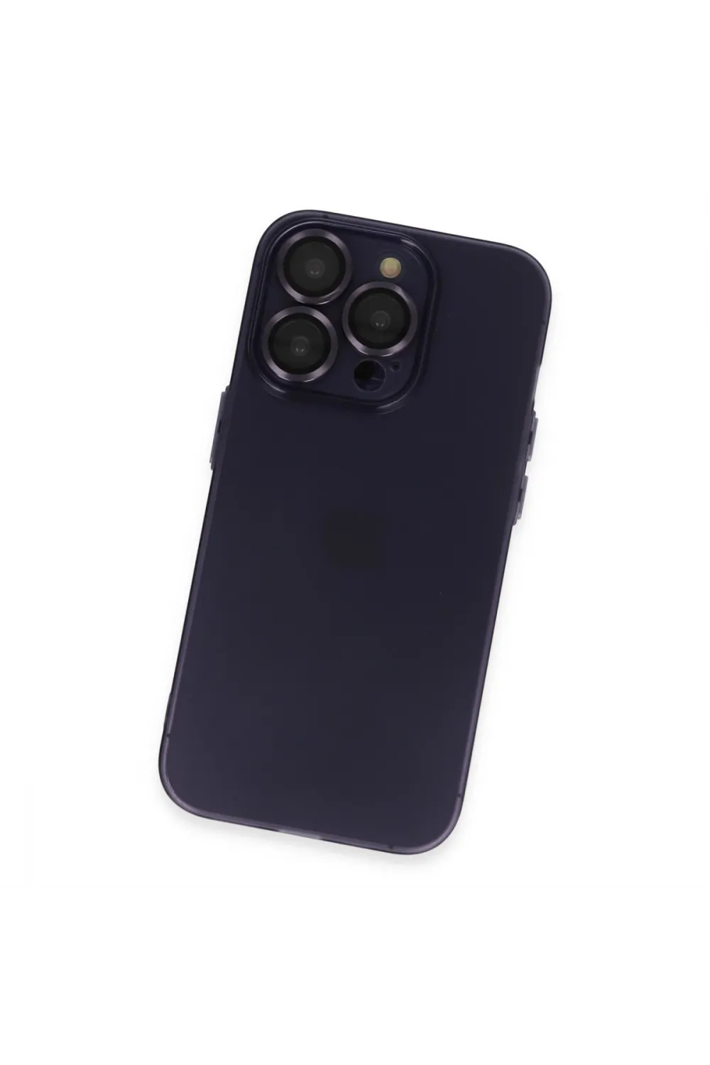 Apple İphone 14 Pro Max Kılıf Luko Lens Silikon - Siyah