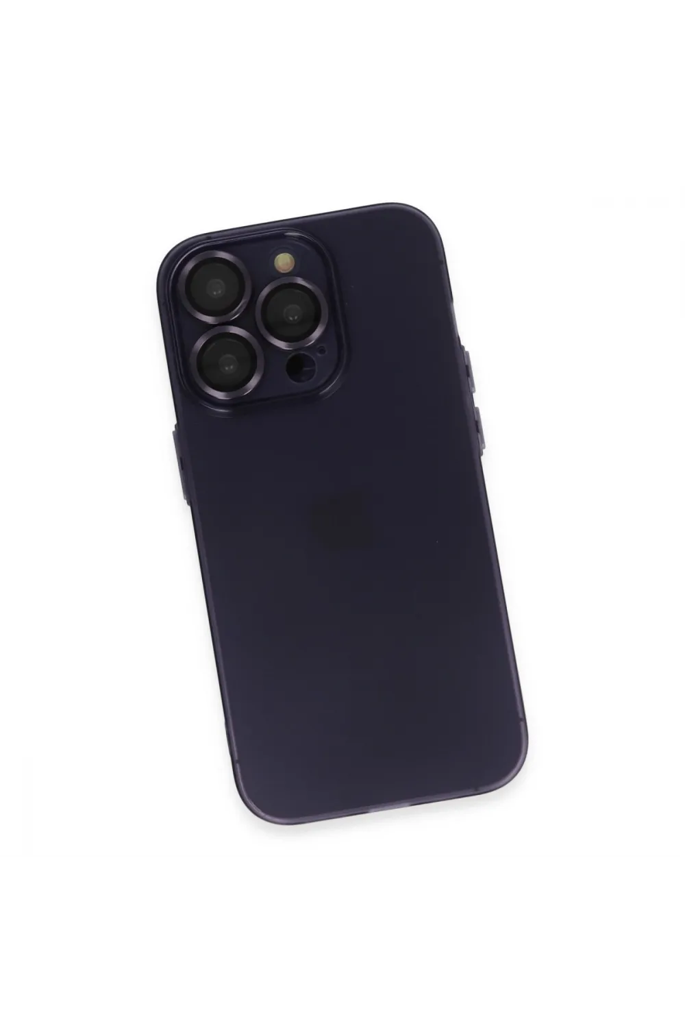 Apple İphone 14 Pro Max Kılıf Luko Lens Silikon - Siyah