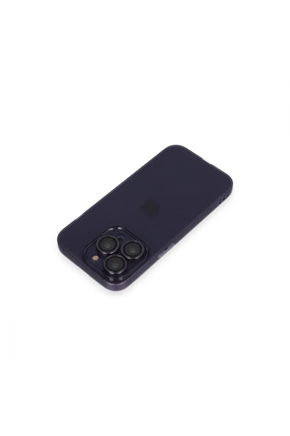 Apple İphone 14 Pro Max Kılıf Luko Lens Silikon - Siyah