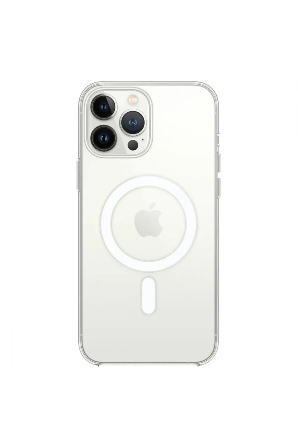 Apple İphone 14 Pro Max Kılıf Magneticsafe Şeffaf Silikon - Şeffaf