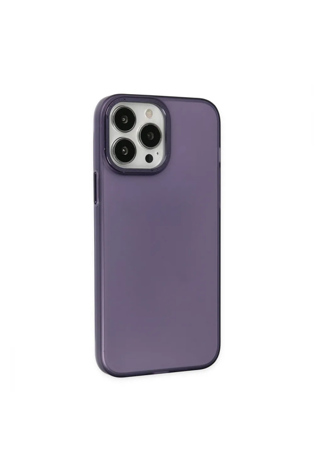 Apple İphone 14 Pro Max Kılıf Modos Metal Kapak - Mor