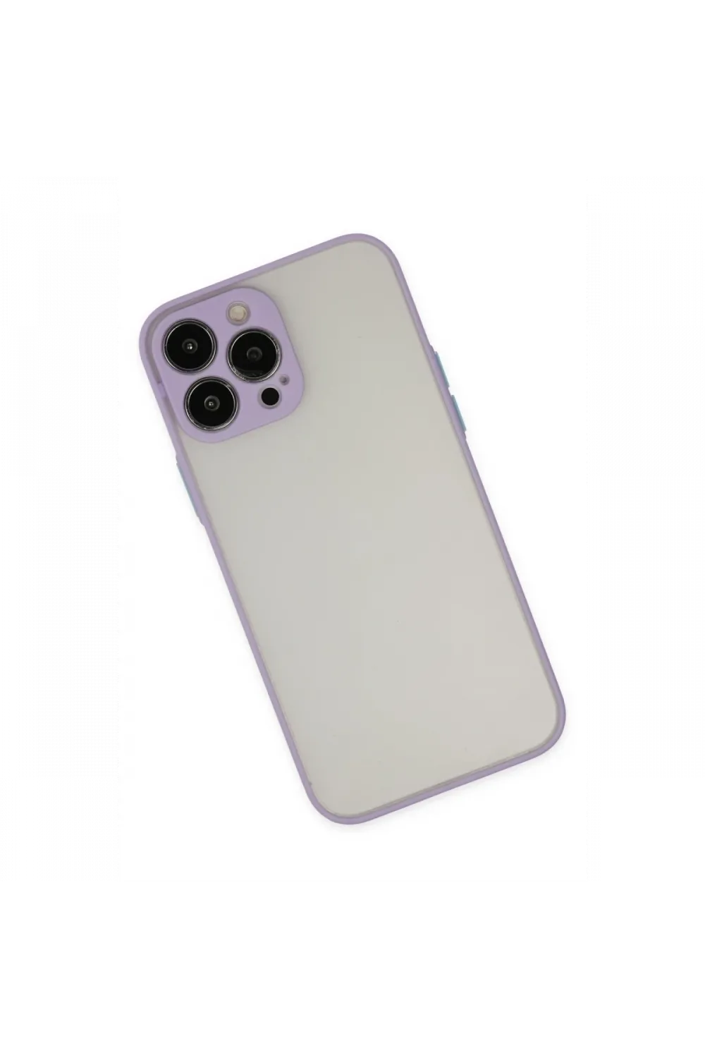 Apple iPhone 14 Pro Max Kılıf Montreal Silikon Kapak - Mor