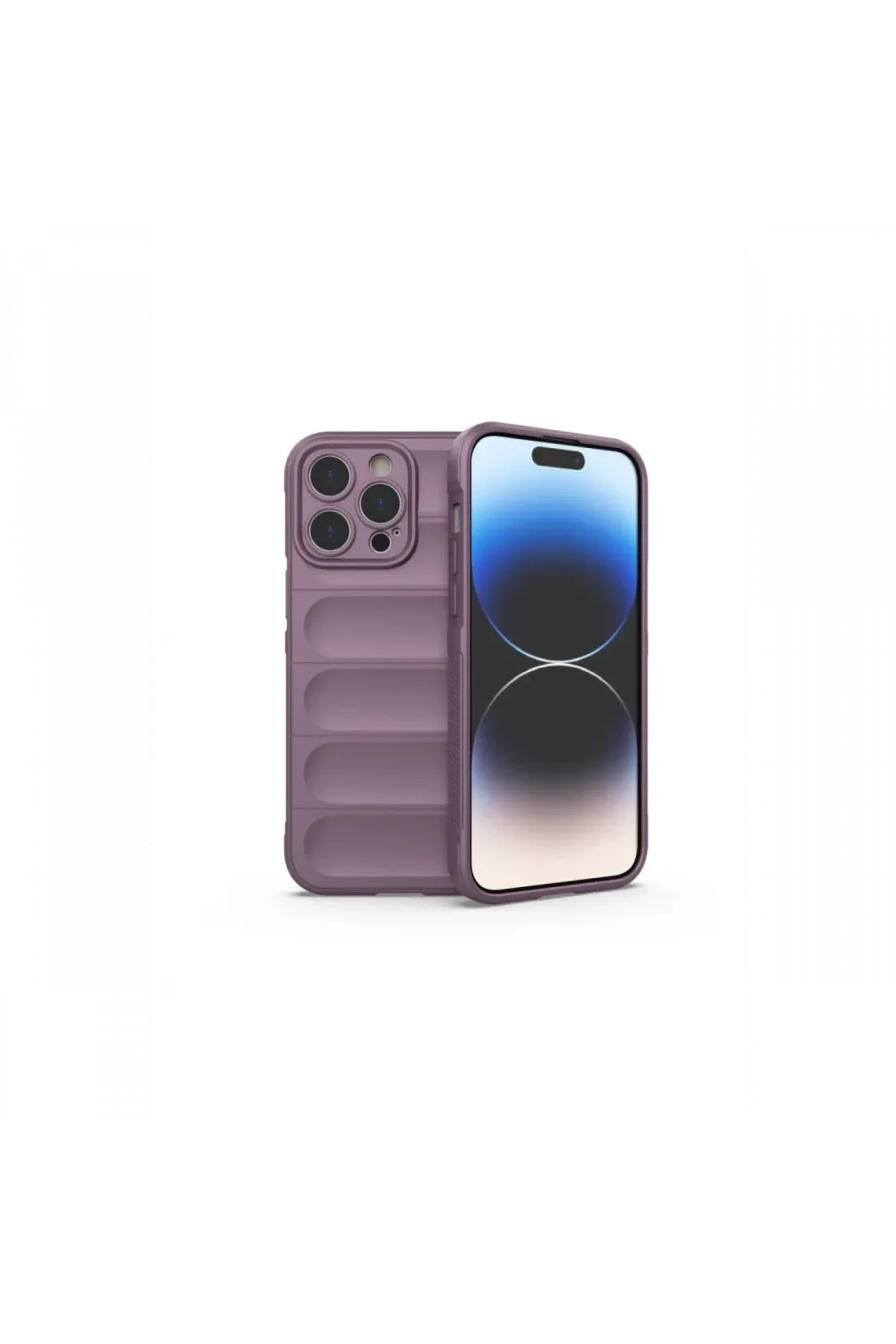 Apple iPhone 14 Pro Max Kılıf Optimum Silikon - Mor