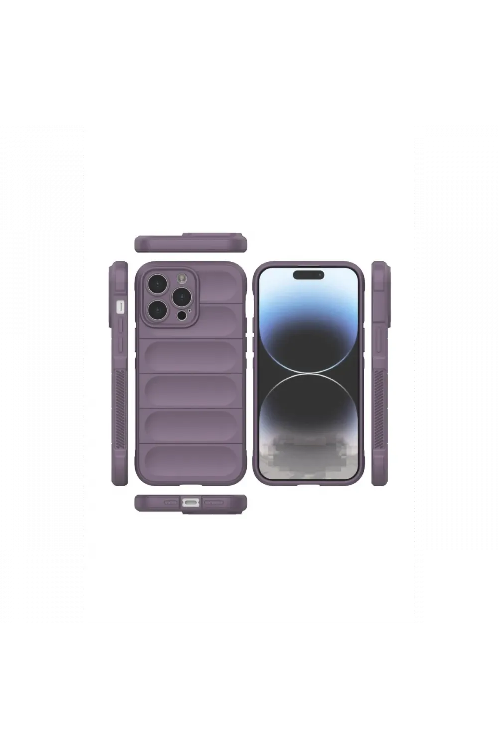 Apple iPhone 14 Pro Max Kılıf Optimum Silikon - Mor