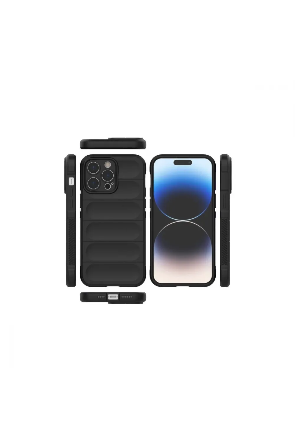Apple İphone 14 Pro Max Kılıf Optimum Silikon - Siyah