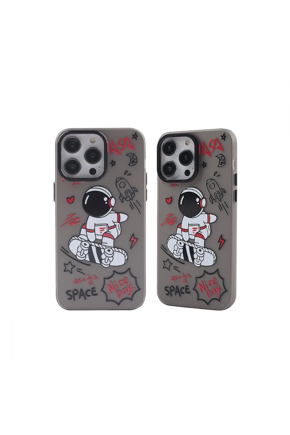 Apple İphone 14 Pro Max Kılıf Prada Desenli Kapak - Prada Siyah - 1