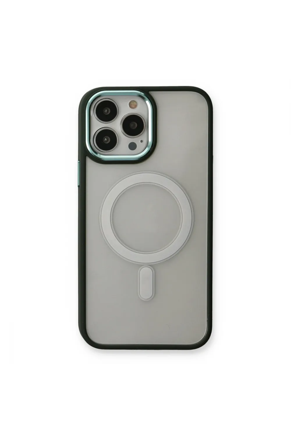 Apple İphone 14 Pro Max Kılıf Room Magneticsafe Silikon - Köknar Yeşili