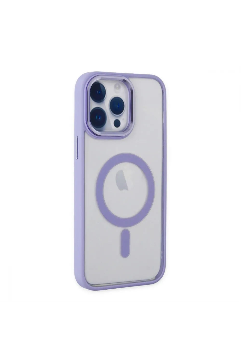 Apple İphone 14 Pro Max Kılıf Room Magneticsafe Silikon - Lila