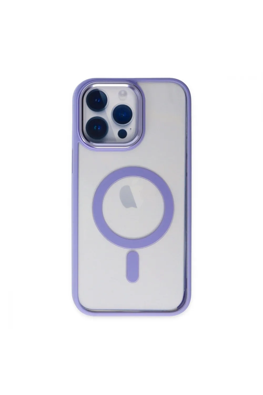 Apple İphone 14 Pro Max Kılıf Room Magneticsafe Silikon - Lila