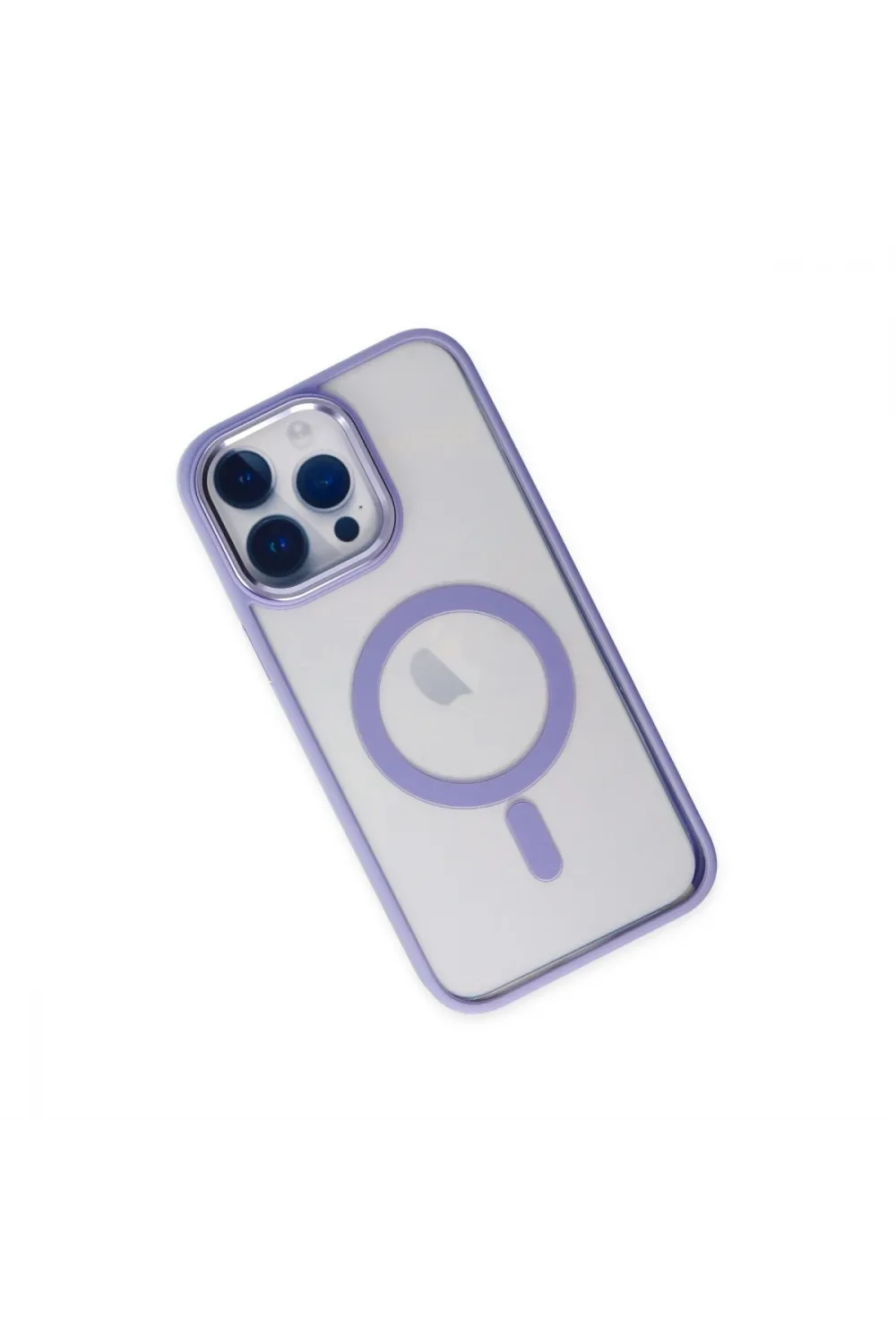 Apple İphone 14 Pro Max Kılıf Room Magneticsafe Silikon - Lila