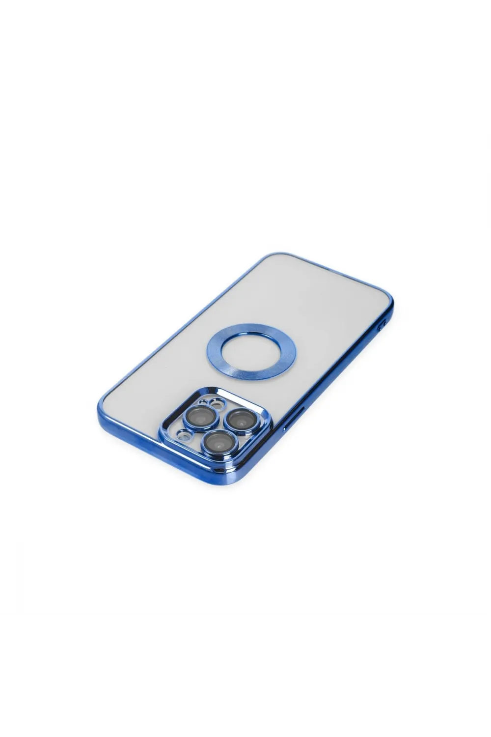 Apple İphone 14 Pro Max Kılıf Slot Silikon - Mavi