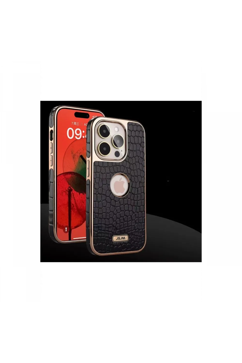 Apple iPhone 14 Pro Max Kılıf Snake Kapak - Siyah