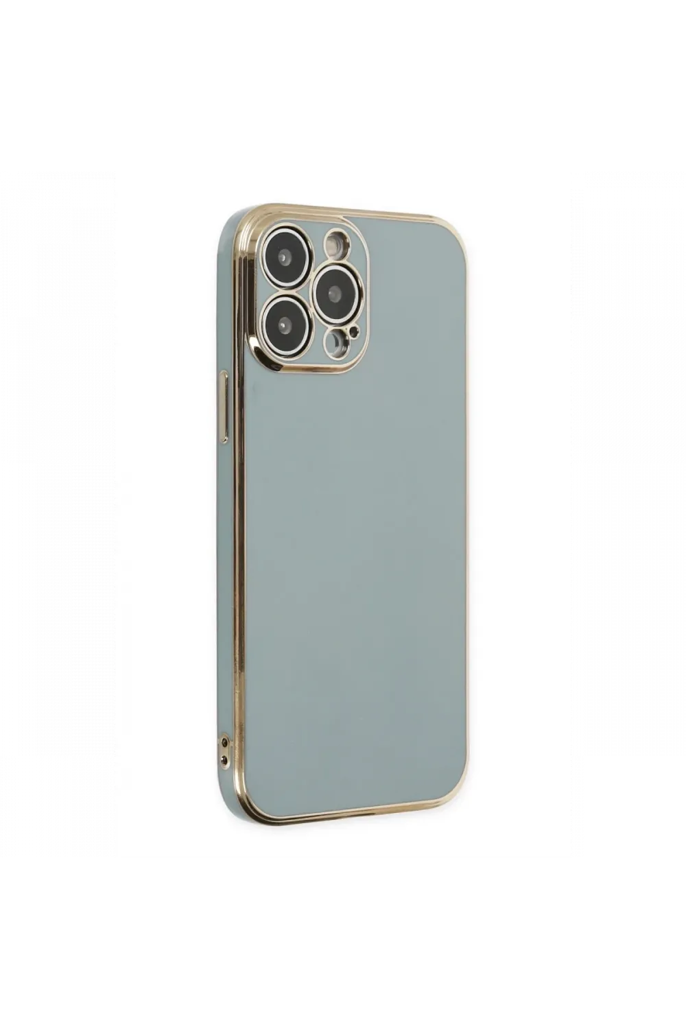 Apple iPhone 14 Pro Max Kılıf Volet Silikon - Açık Yeşil