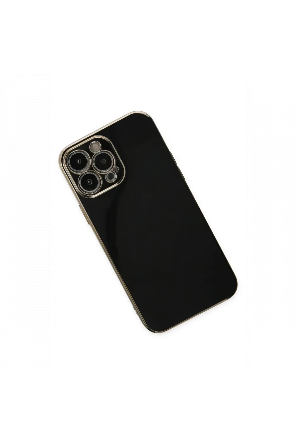 Apple iPhone 14 Pro Max Kılıf Volet Silikon - Siyah