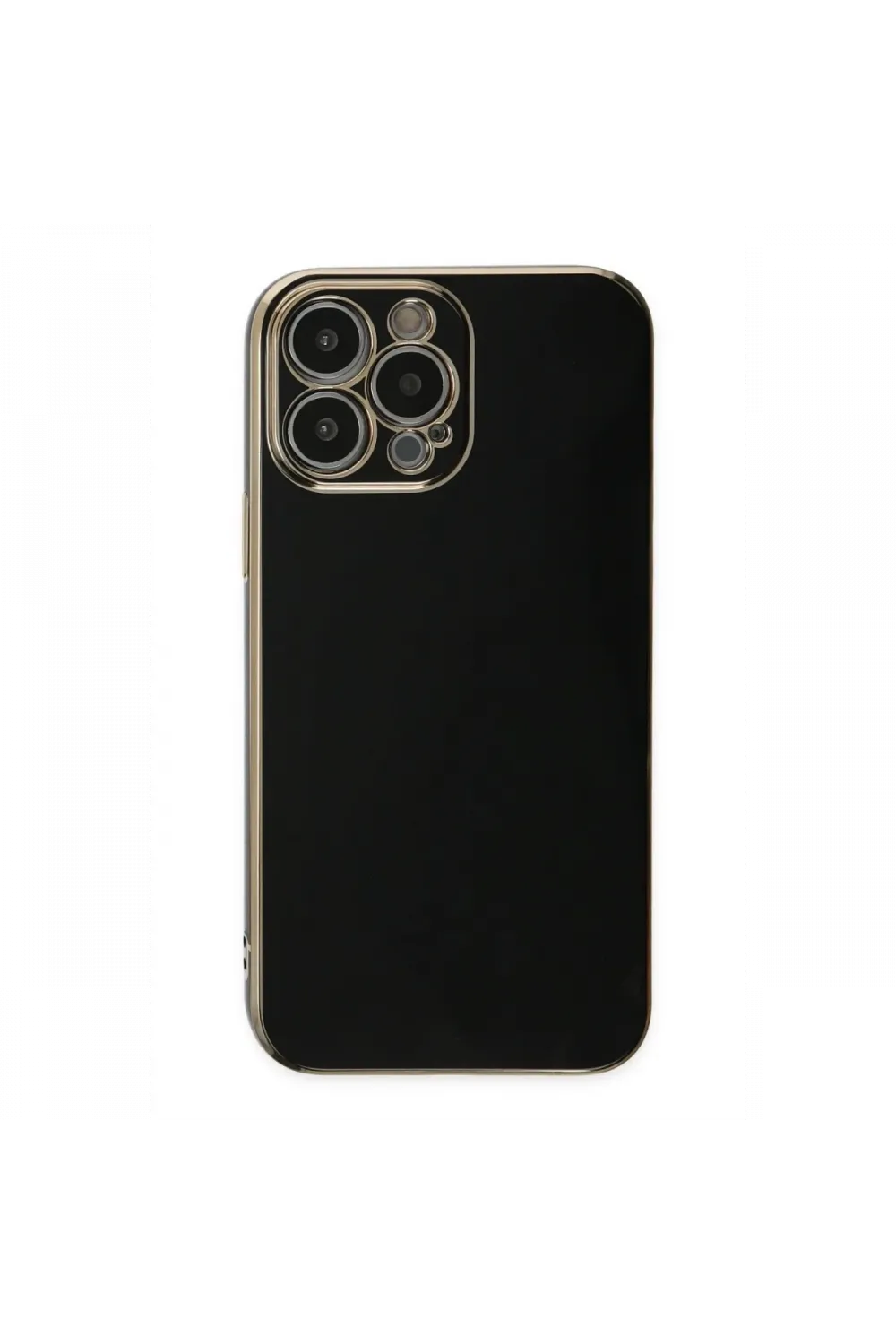 Apple iPhone 14 Pro Max Kılıf Volet Silikon - Siyah