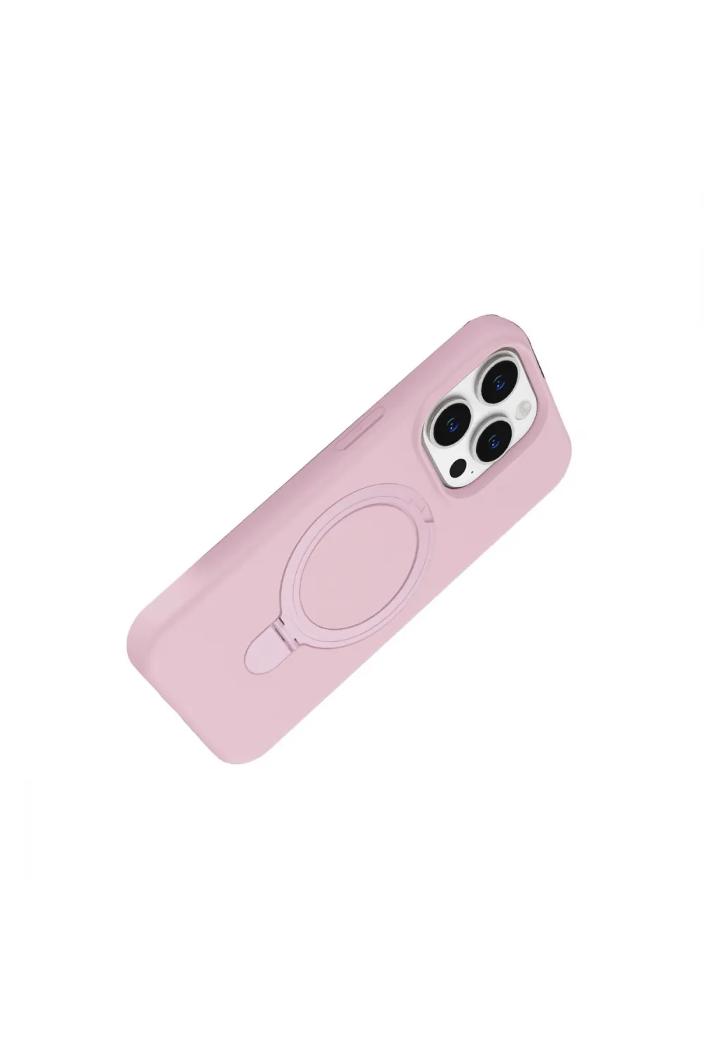 Apple İphone 14 Pro Max Regal Magsafe Standlı Kapak - Açık Pembe