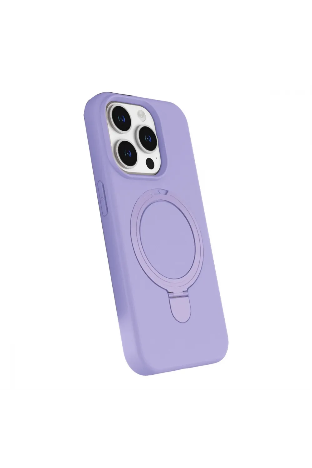 Apple İphone 14 Pro Max Regal Magsafe Standlı Kapak - Lila