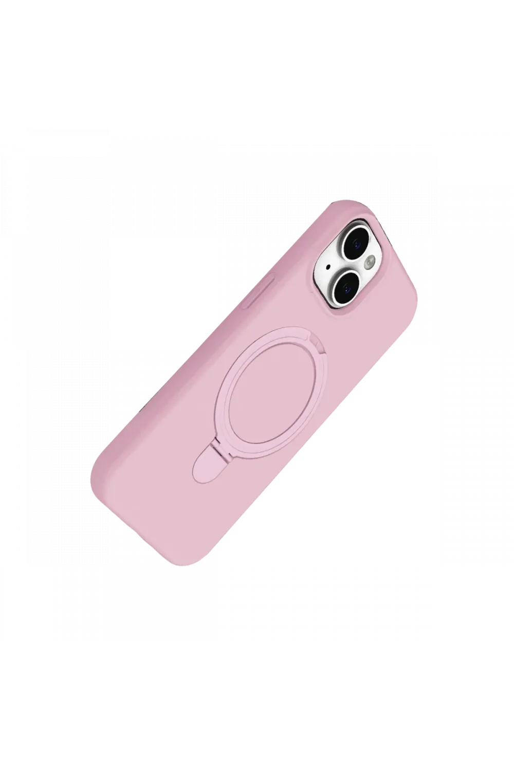 Apple iPhone 14 Regal Magsafe Standlı Kapak - Açık Pembe