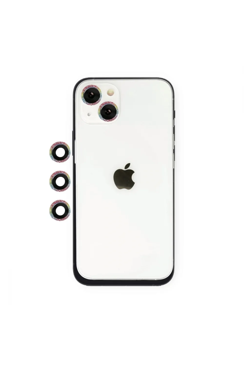 Apple İphone 14 Shine Kamera Lens - Rainbow