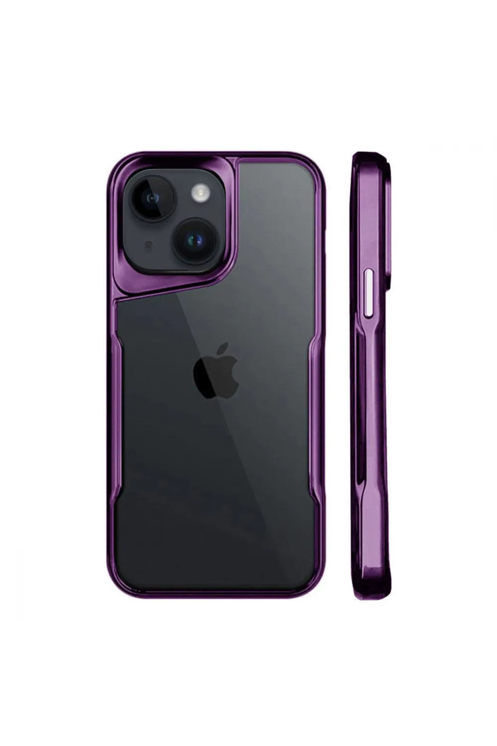 Apple İphone 15 Kılıf Boyi Silikon Kapak - Derin Mor