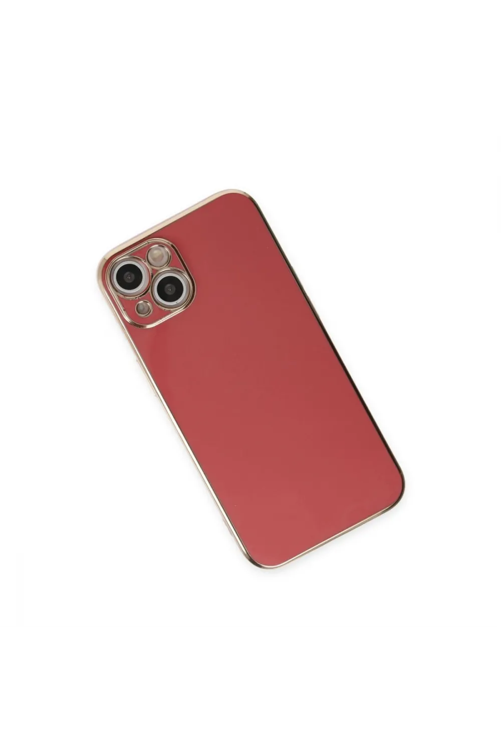 Apple İphone 15 Kılıf Volet Silikon - Kırmızı