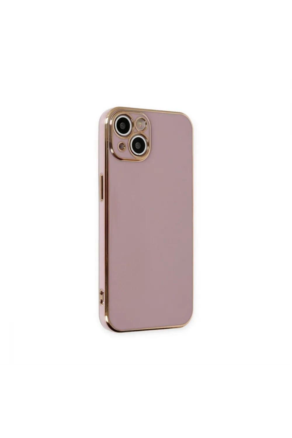 Apple İphone 15 Kılıf Volet Silikon - Mor
