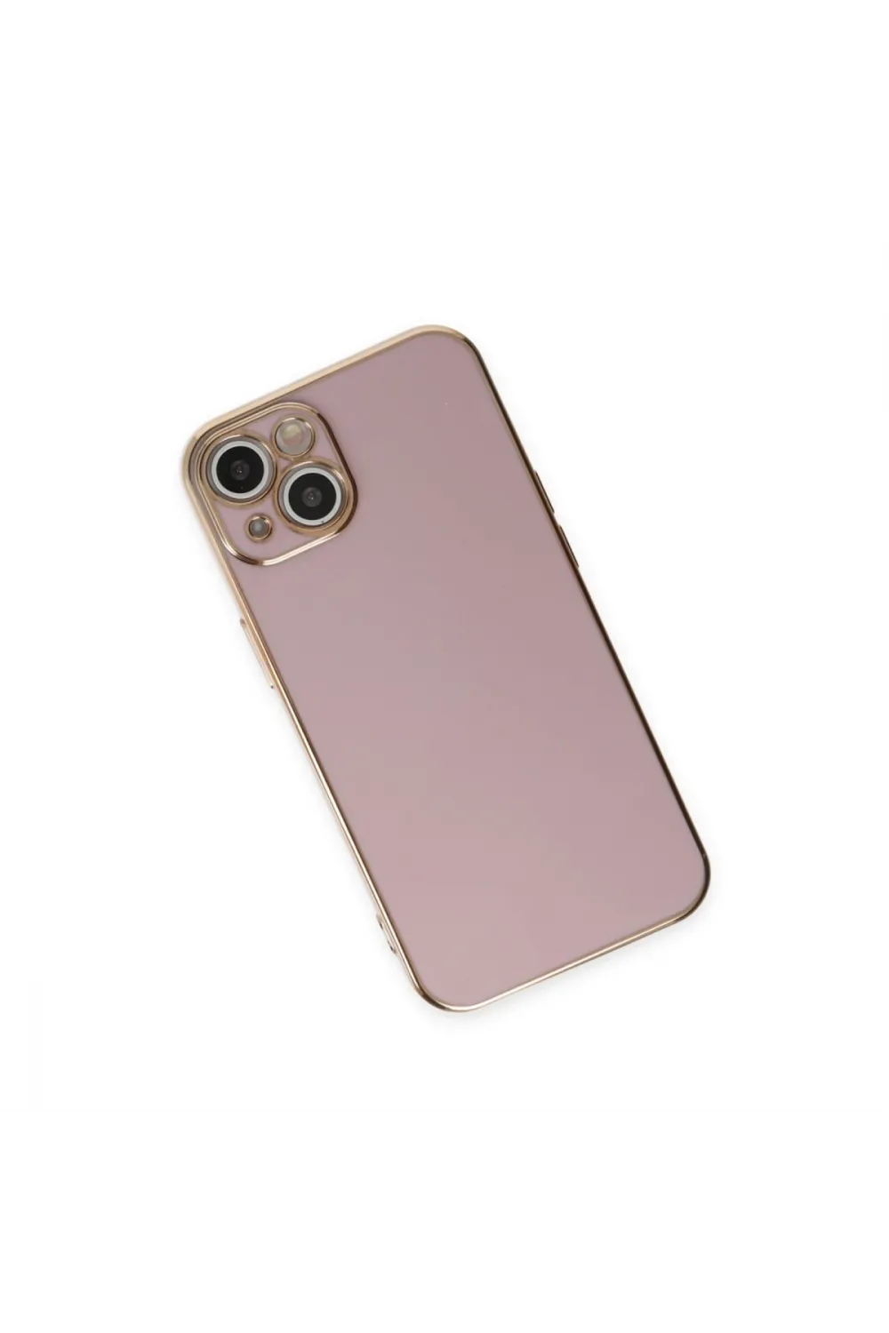 Apple İphone 15 Kılıf Volet Silikon - Mor