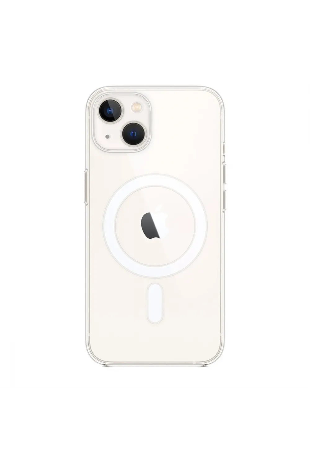 Apple İphone 15 Plus Kılıf Magneticsafe Şeffaf Silikon - Şeffaf