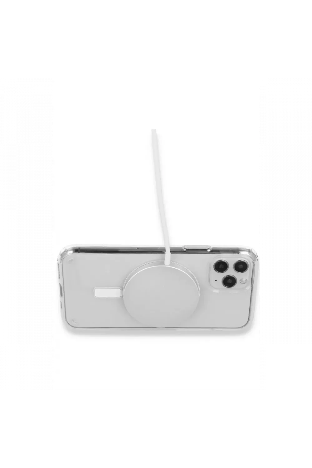 Apple iPhone 15 Plus Kılıf Pc Real Magsafe Kapak - Şeffaf