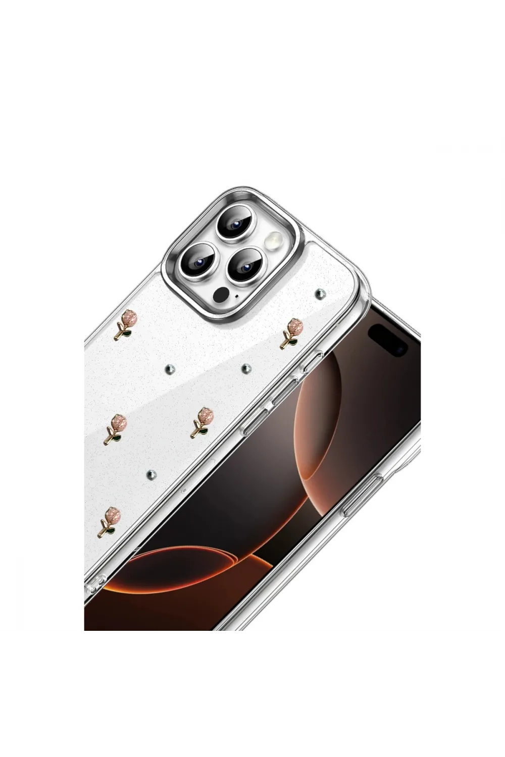 Apple İphone 15 Pro Fiyonk Desenli Kapak - Desen 6