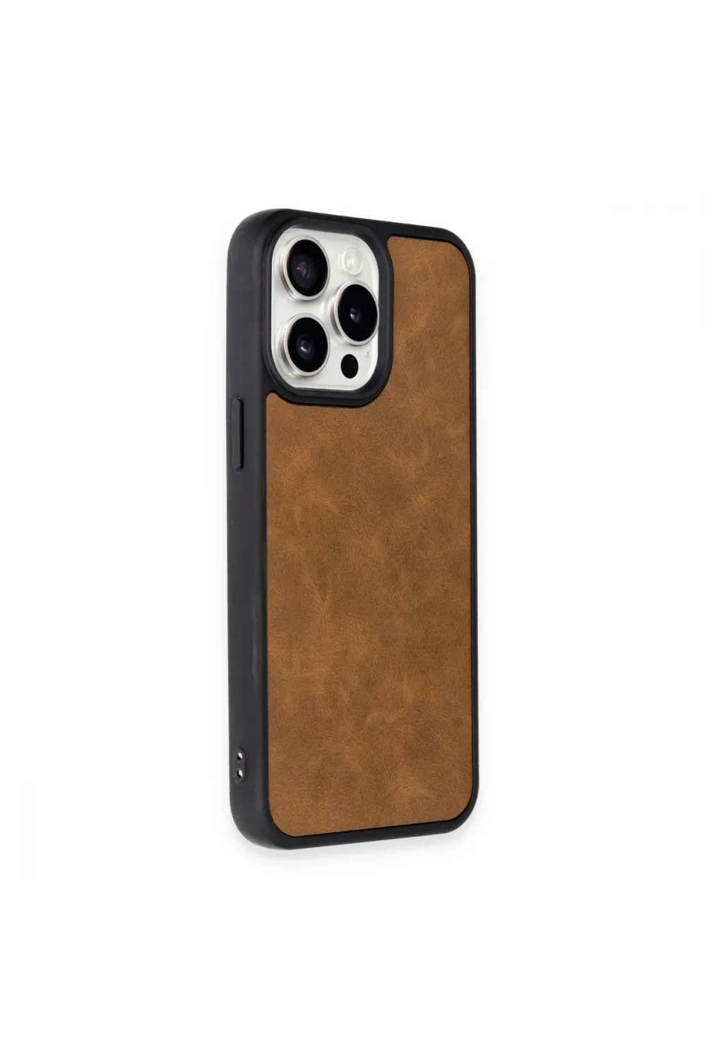 Apple İphone 15 Pro Kılıf Aras Deri Kapak - Taba