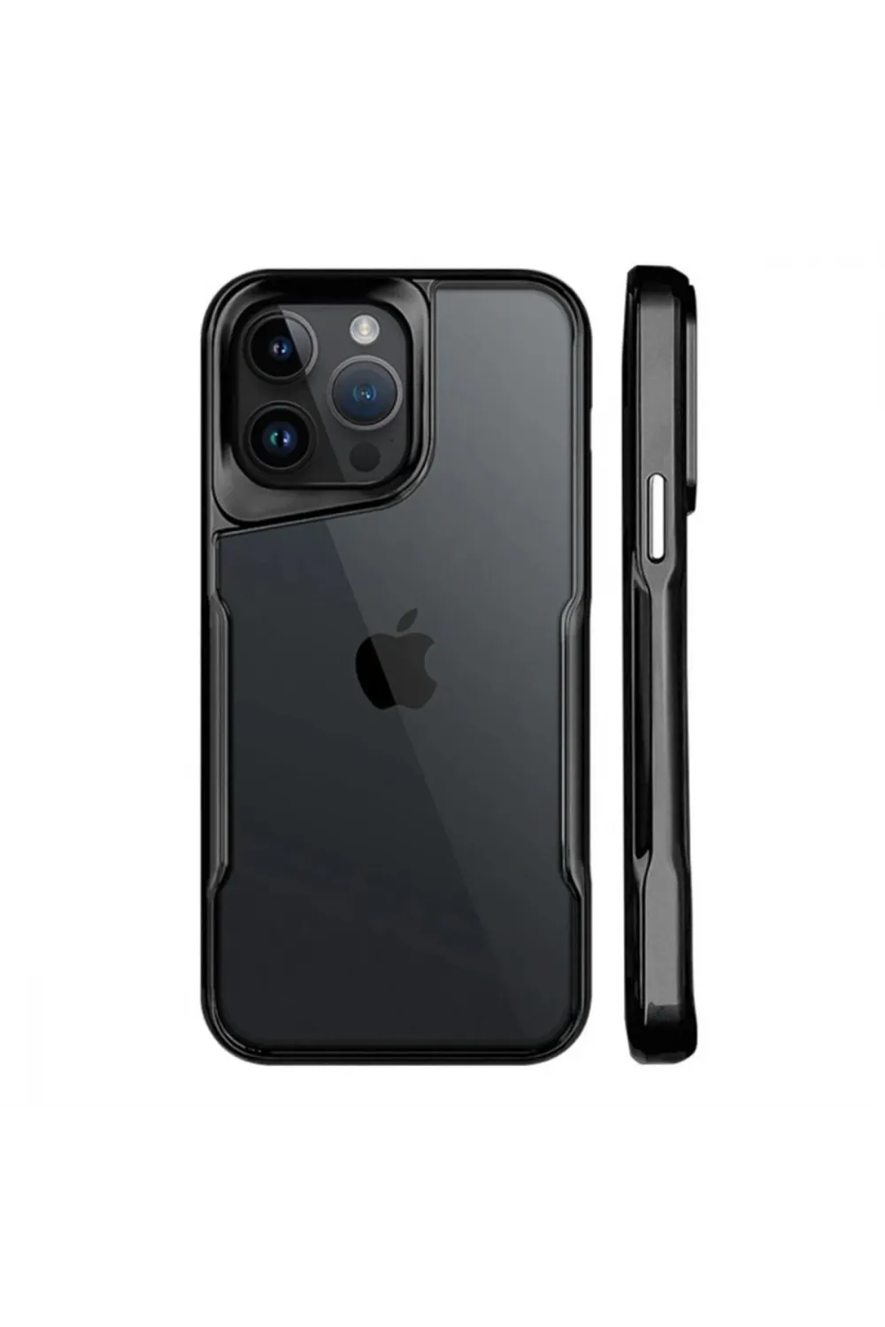 Apple İphone 15 Pro Kılıf Boyi Silikon Kapak - Siyah